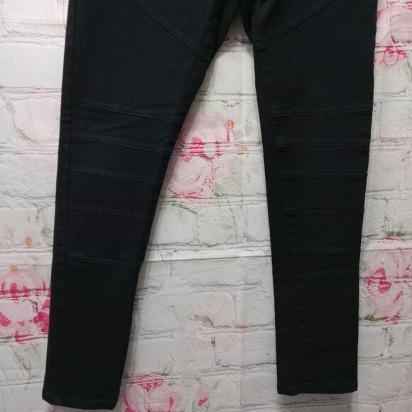 Chams Mens Denim Jeans Black sz 34 Stretch Fit - Picture 3 of 6